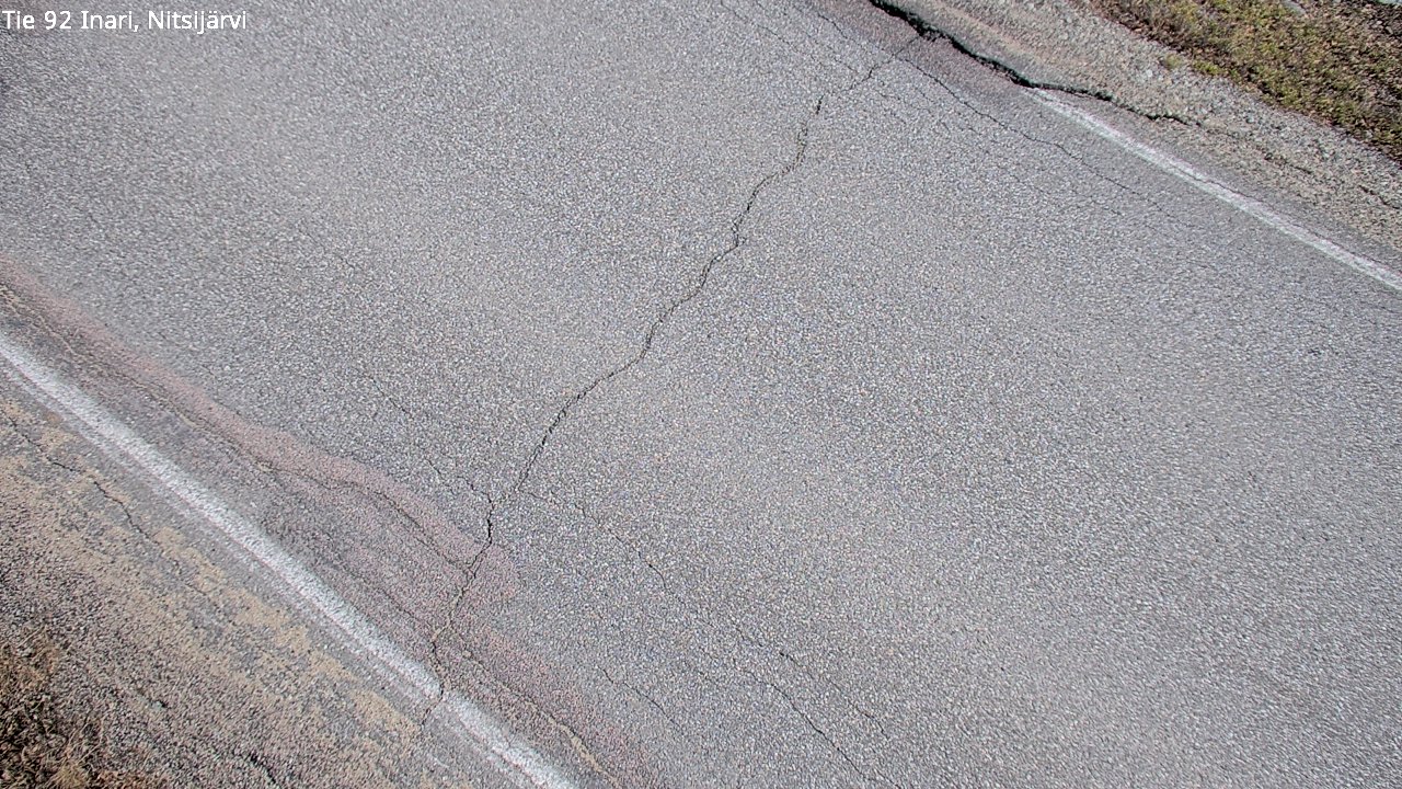 Kelikamerat Kuva Tie 92 Inari, Nitsijärvi, Inari, Lappi