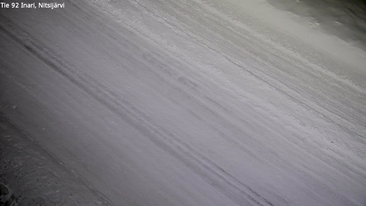 Weather Camera Image Road 92 Inari, Nitsijärvi, Inari, Lappi
