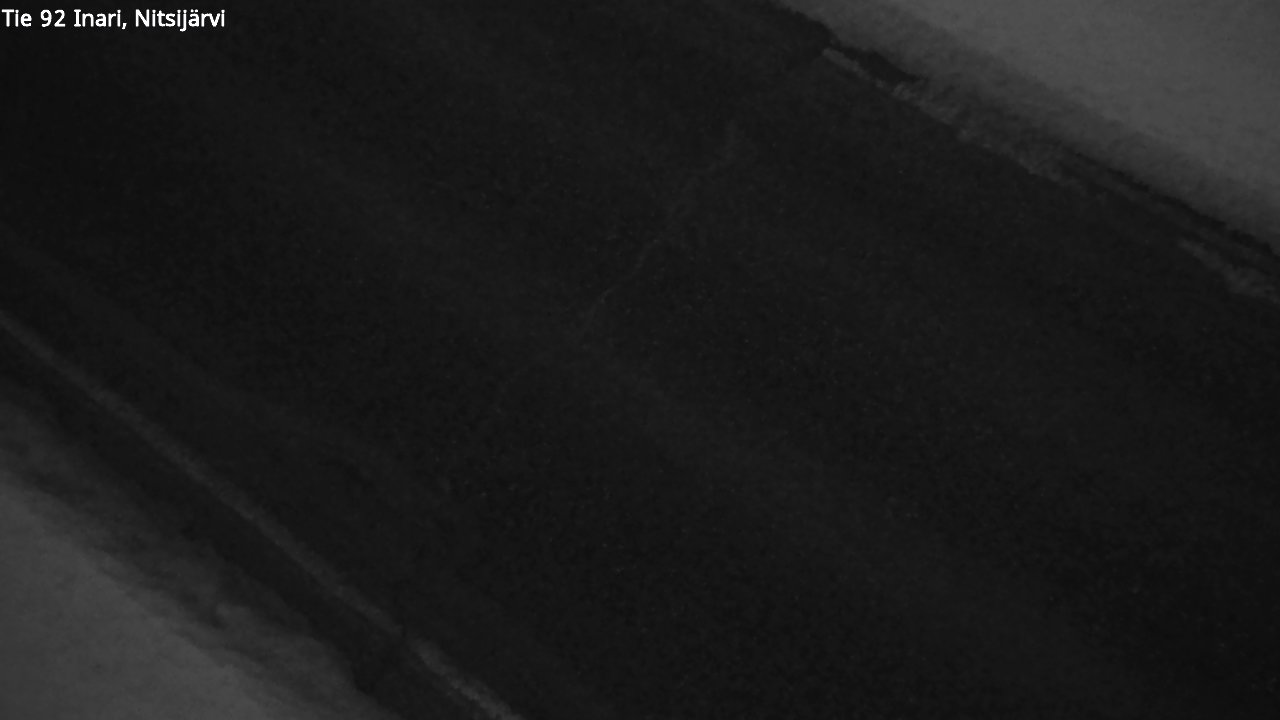 Weather Camera Image Väg 92 Enare, Nitsijärvi, Inari, Lappi