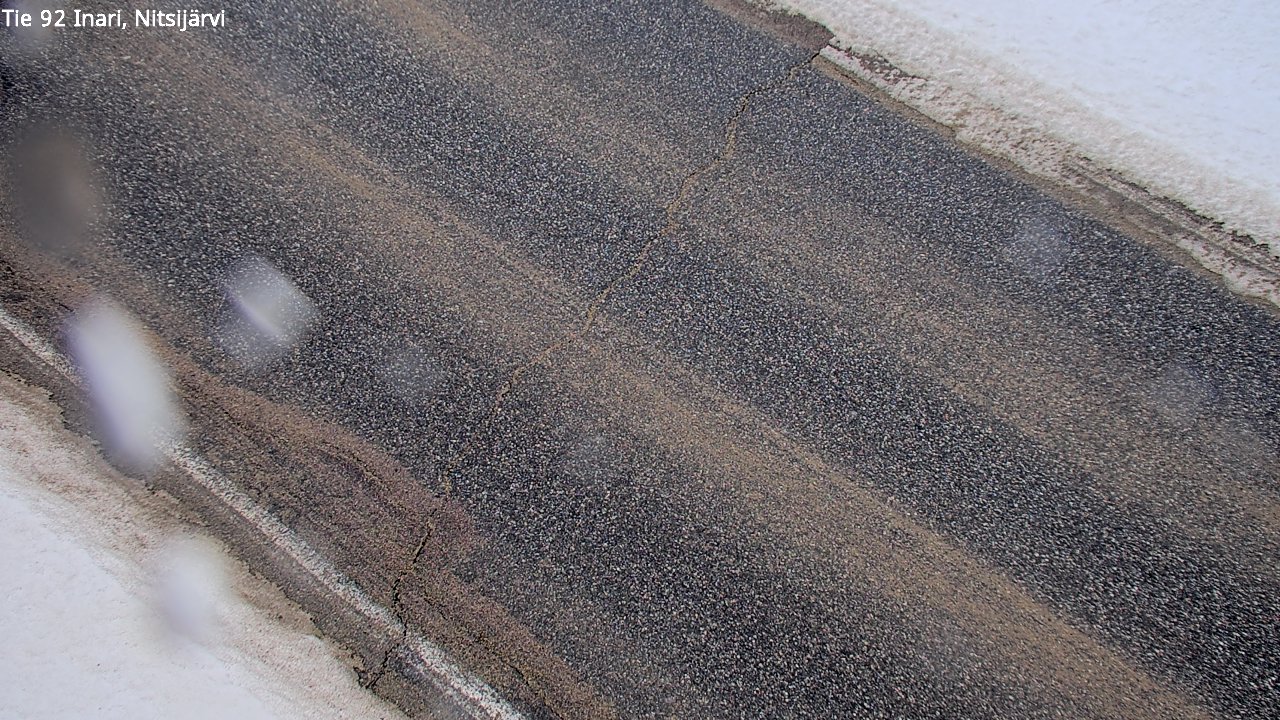 Weather Camera Image Väg 92 Enare, Nitsijärvi, Inari, Lappi