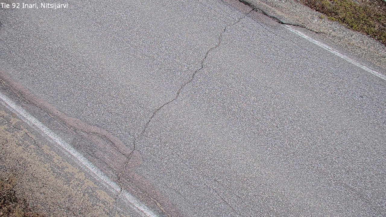 Kelikamerat Kuva Tie 92 Inari, Nitsijärvi, Inari, Lappi