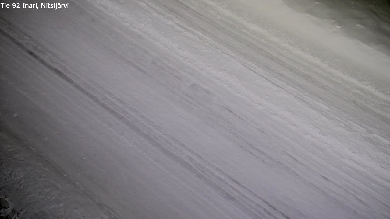 Weather Camera Image Road 92 Inari, Nitsijärvi, Inari, Lappi