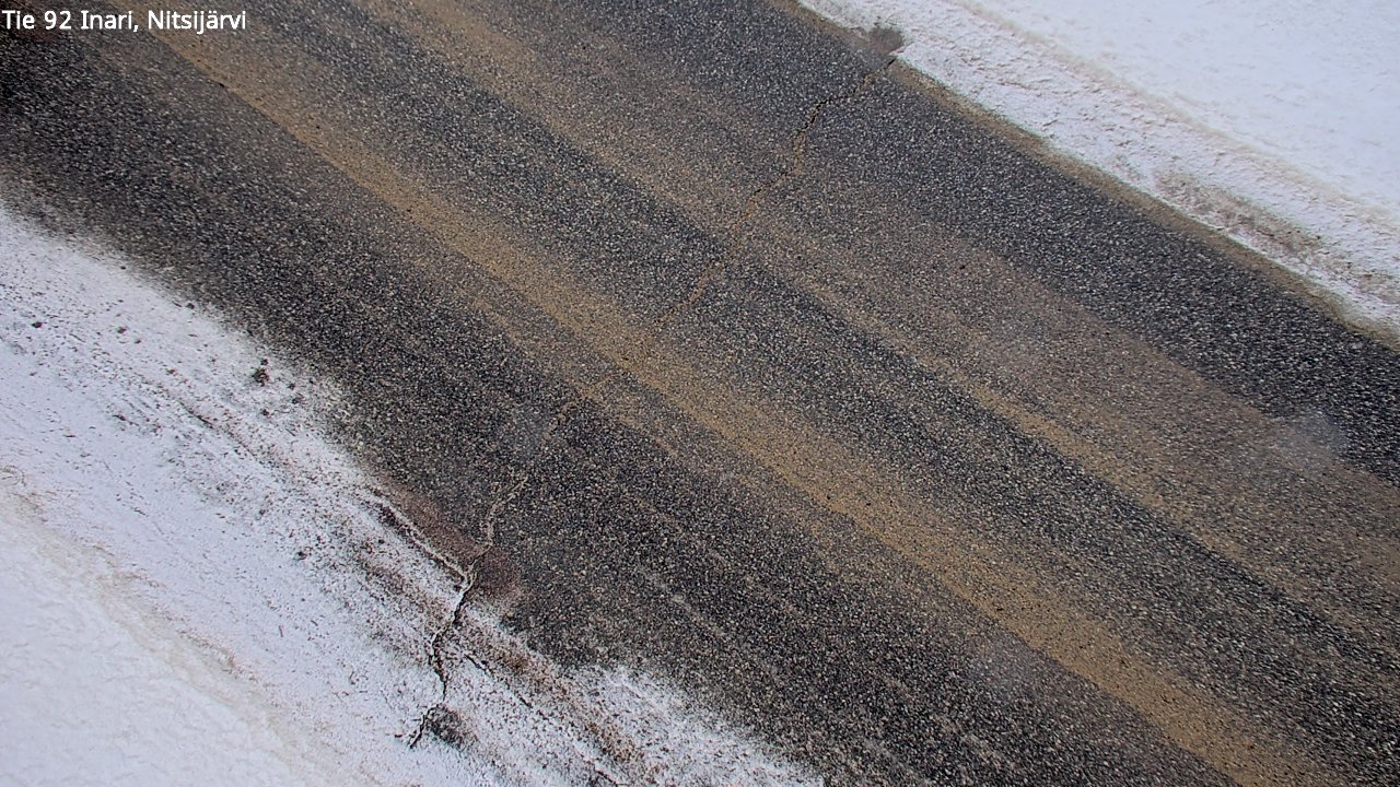 Weather Camera Image Road 92 Inari, Nitsijärvi, Inari, Lappi