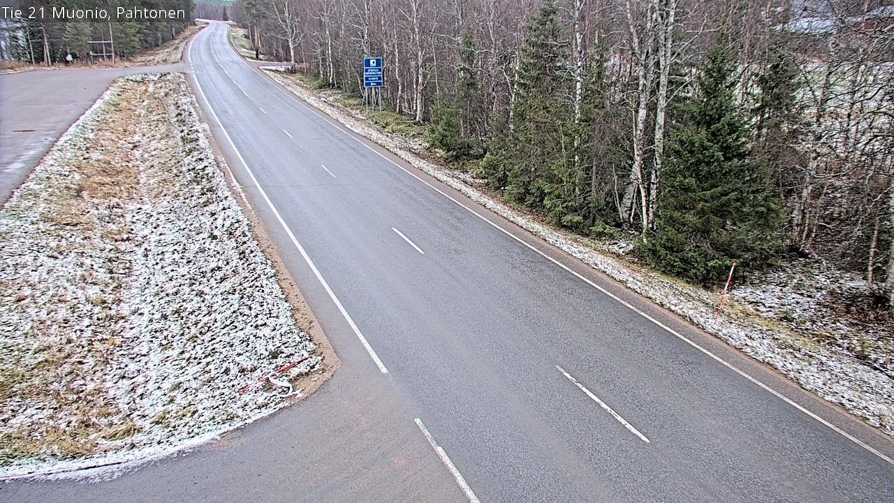 Kelikamerat Kuva Tie 21 Muonio Pahtonen, Muonio, Lappi