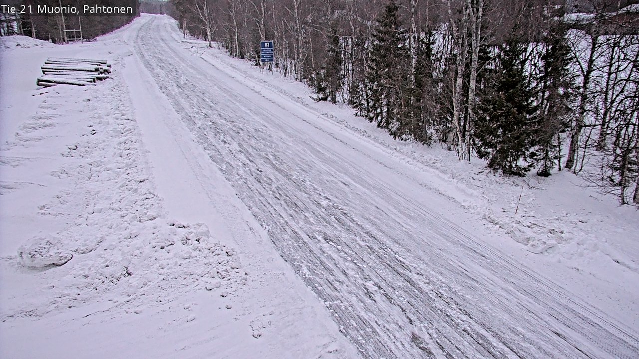 Kelikamerat Kuva Tie 21 Muonio Pahtonen, Muonio, Lappi