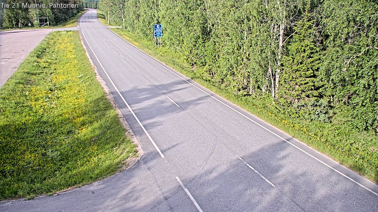 Kelikamerat Kuva Tie 21 Muonio Pahtonen, Muonio, Lappi
