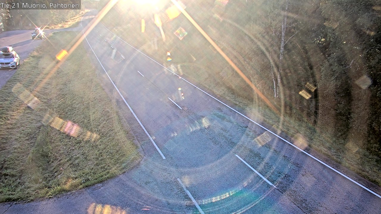 Weather Camera Image Väg 21 Muonio Pahtonen, Muonio, Lappi