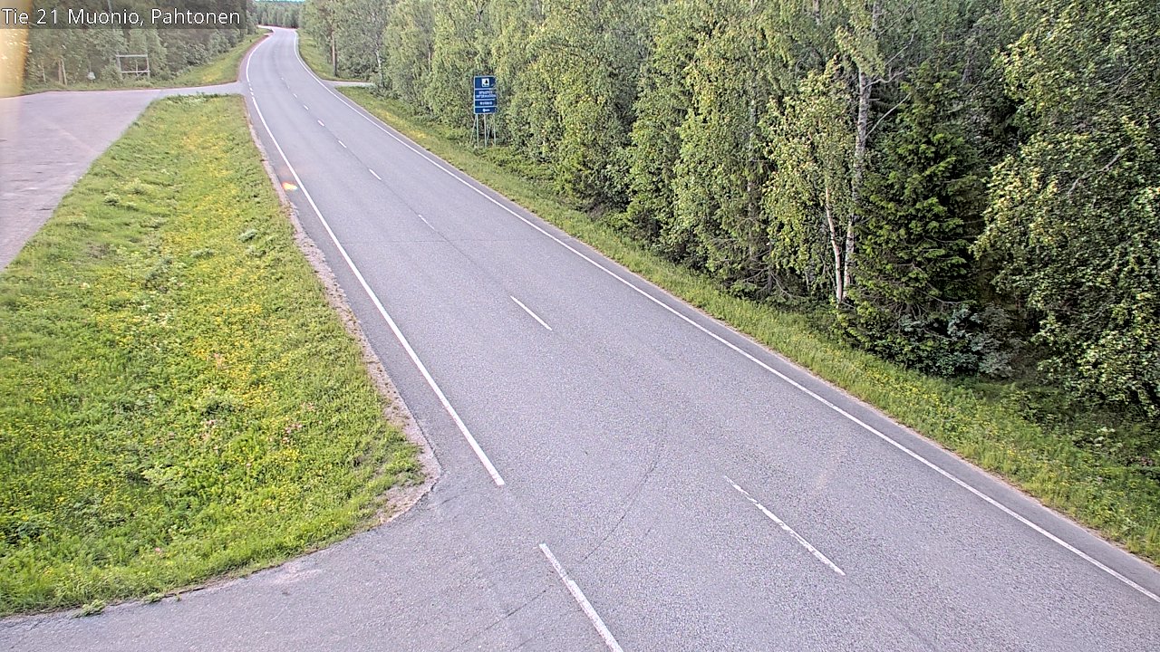 Kelikamerat Kuva Tie 21 Muonio Pahtonen, Muonio, Lappi