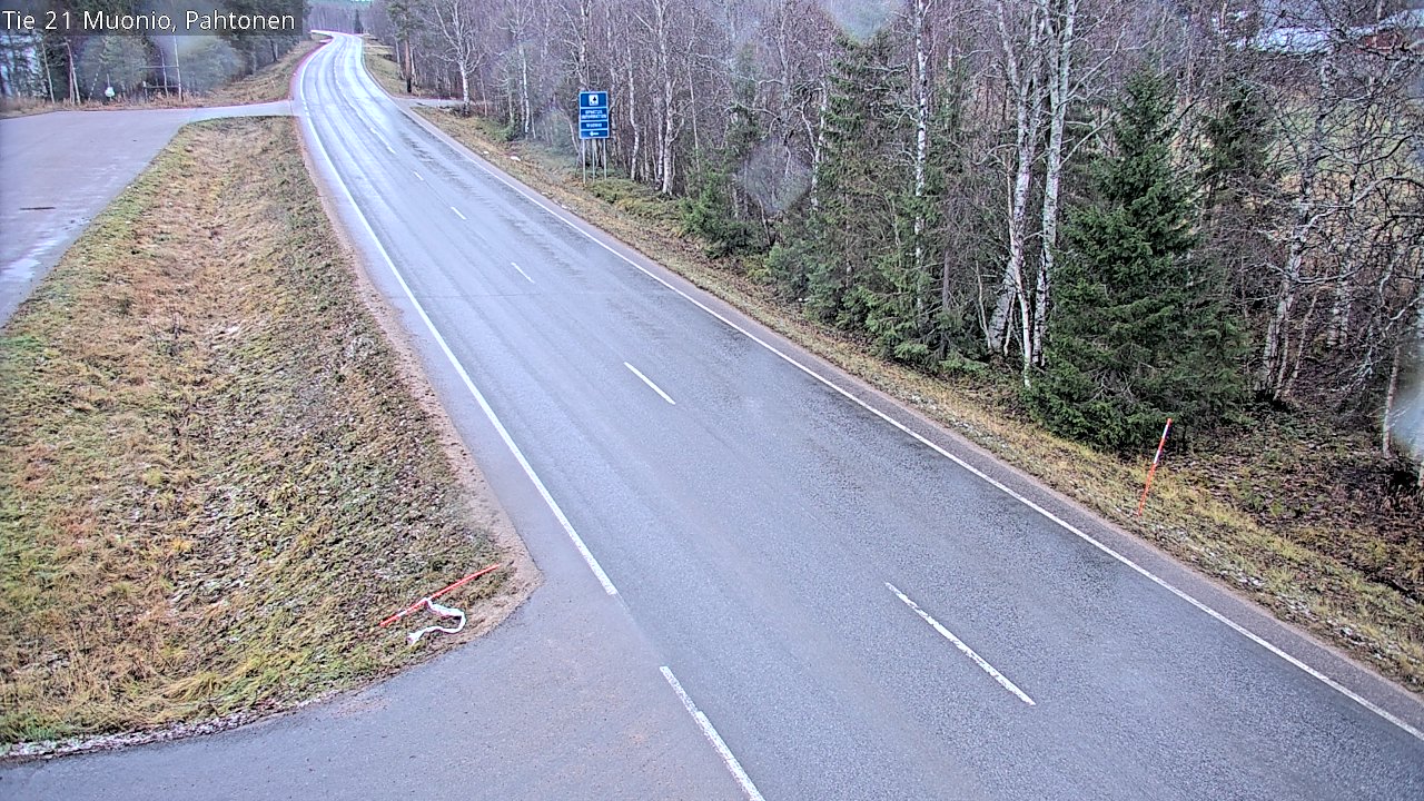 Kelikamerat Kuva Tie 21 Muonio Pahtonen, Muonio, Lappi