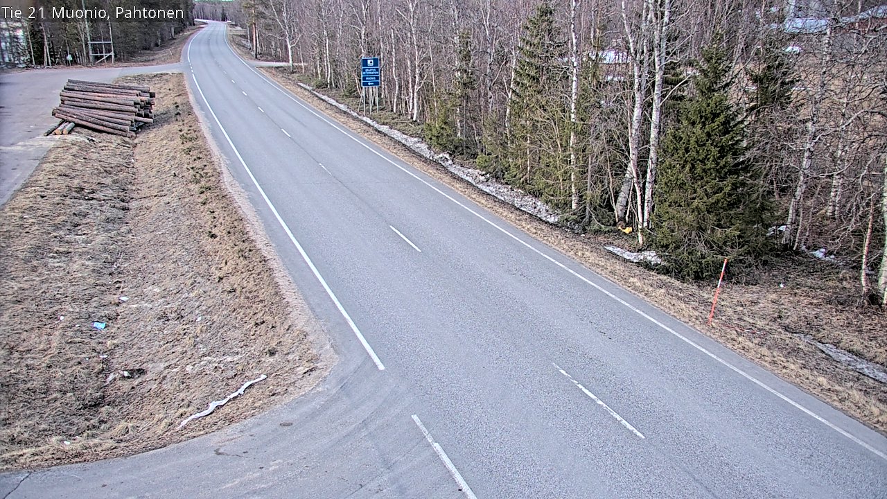 Kelikamerat Kuva Tie 21 Muonio Pahtonen, Muonio, Lappi