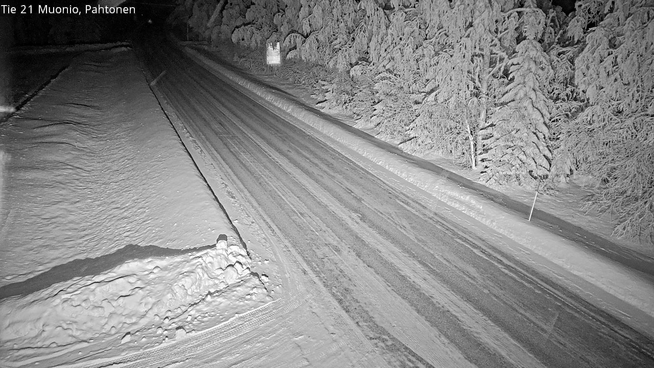 Kelikamerat Kuva Tie 21 Muonio Pahtonen, Muonio, Lappi