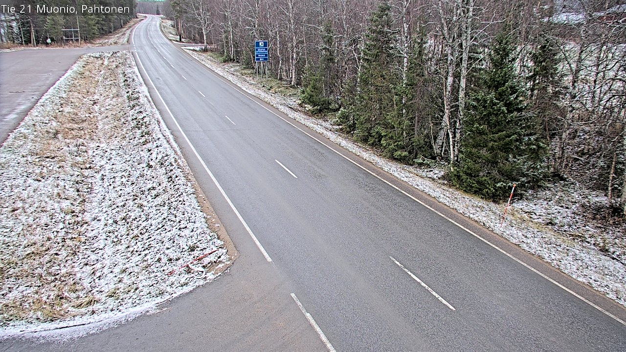 Kelikamerat Kuva Tie 21 Muonio Pahtonen, Muonio, Lappi