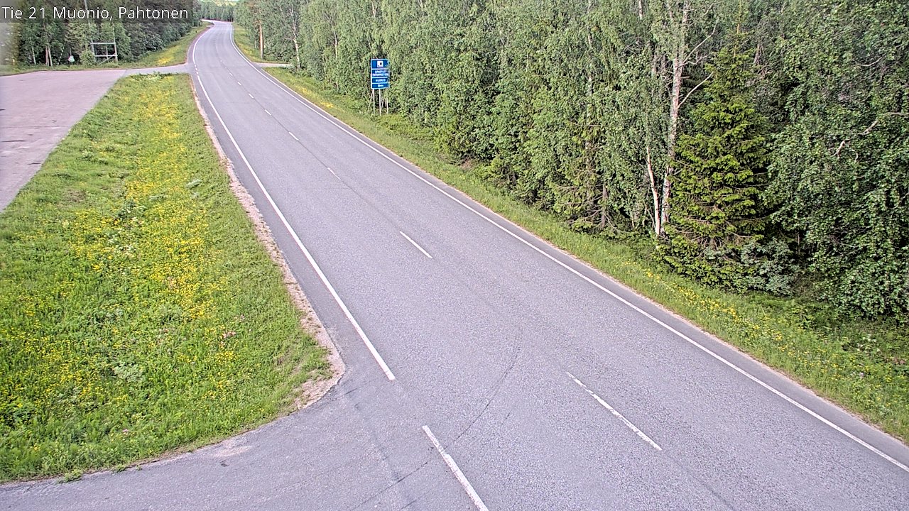 Kelikamerat Kuva Tie 21 Muonio Pahtonen, Muonio, Lappi