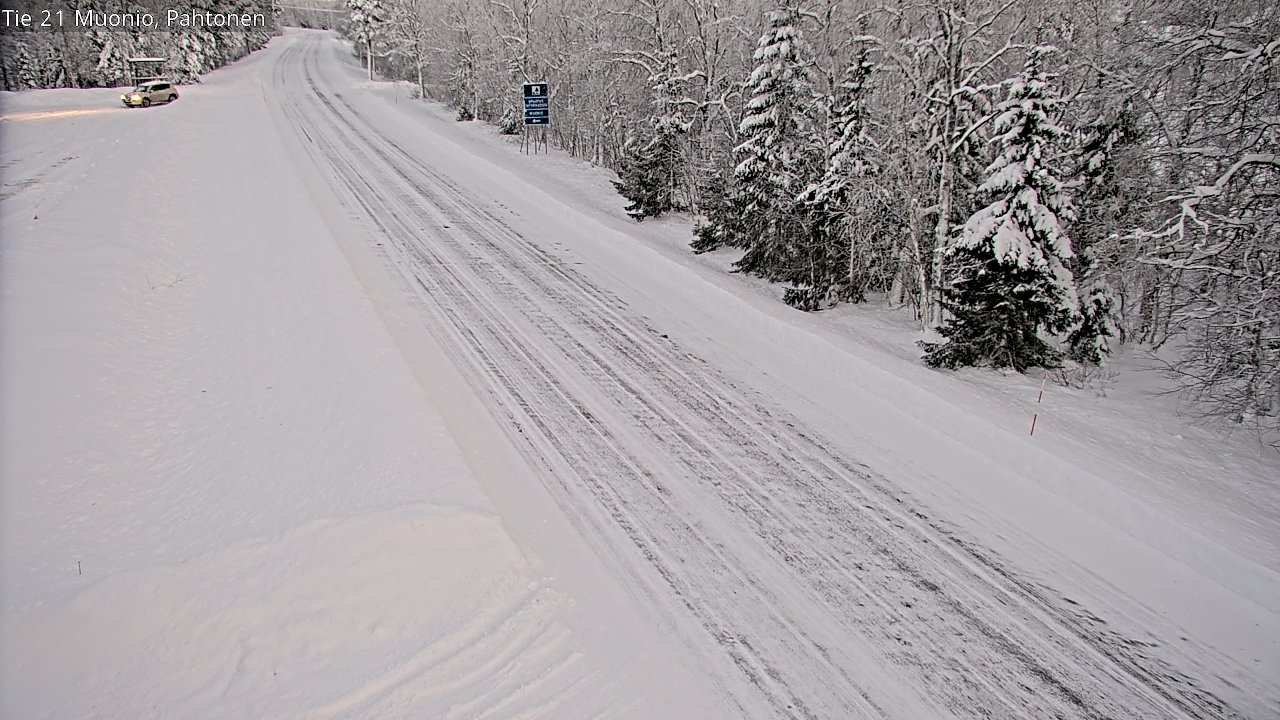 Weather Camera Image Road 21 Muonio Pahtonen, Muonio, Lappi