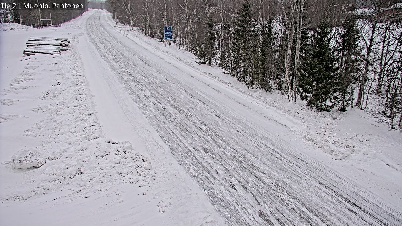 Kelikamerat Kuva Tie 21 Muonio Pahtonen, Muonio, Lappi