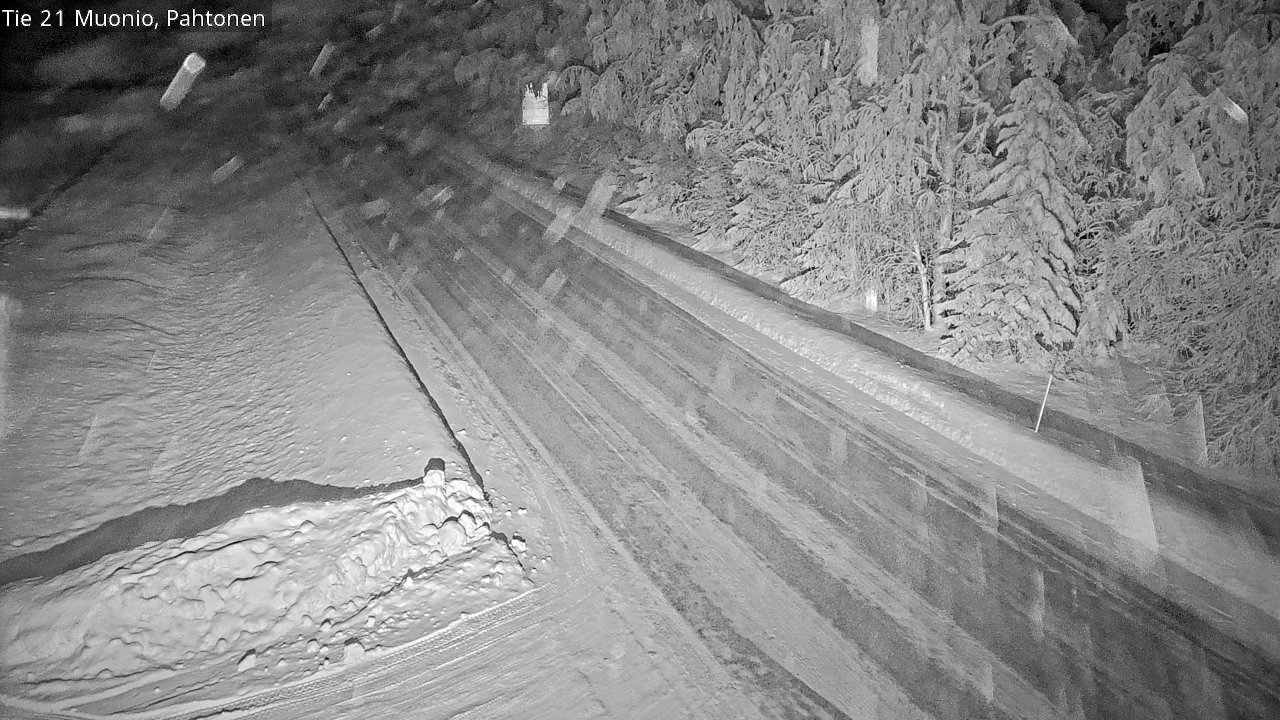 Weather Camera Image Road 21 Muonio Pahtonen, Muonio, Lappi