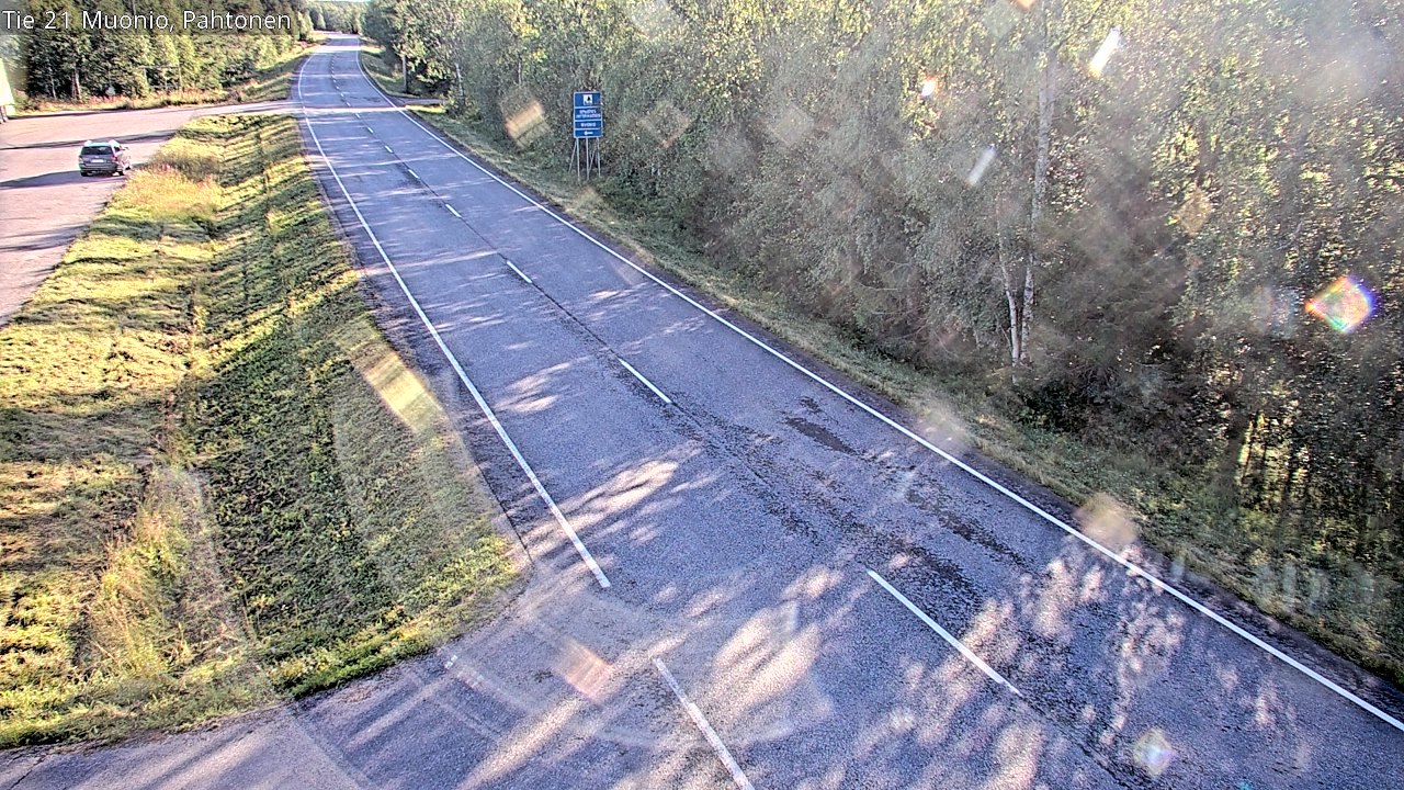 Weather Camera Image Road 21 Muonio Pahtonen, Muonio, Lappi
