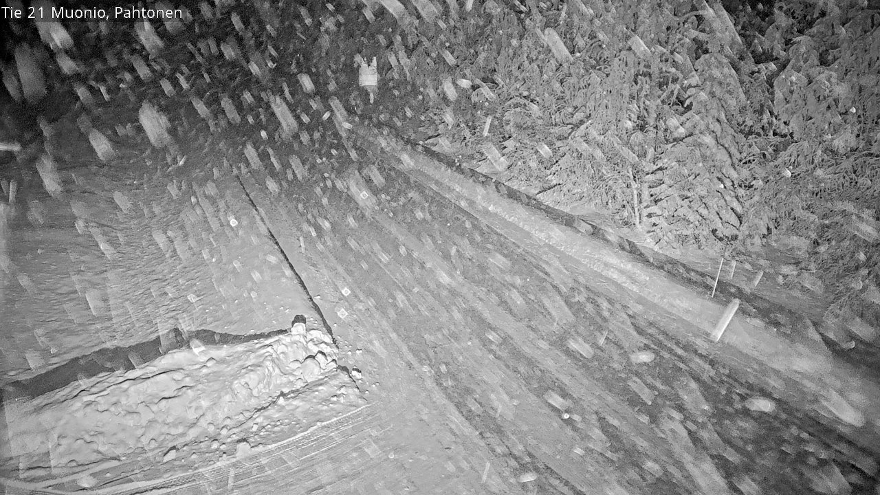 Weather Camera Image Väg 21 Muonio Pahtonen, Muonio, Lappi