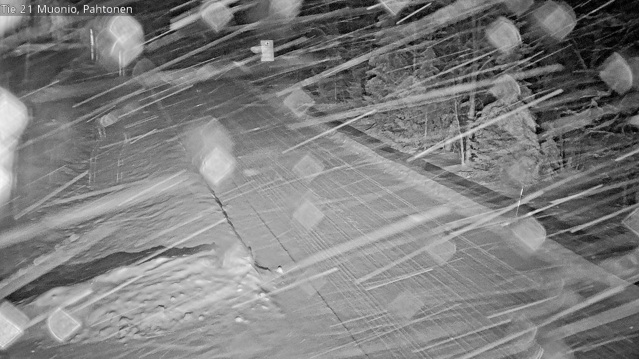 Weather Camera Image Väg 21 Muonio Pahtonen, Muonio, Lappi