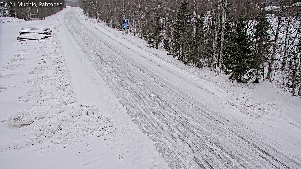 Kelikamerat Kuva Tie 21 Muonio Pahtonen, Muonio, Lappi