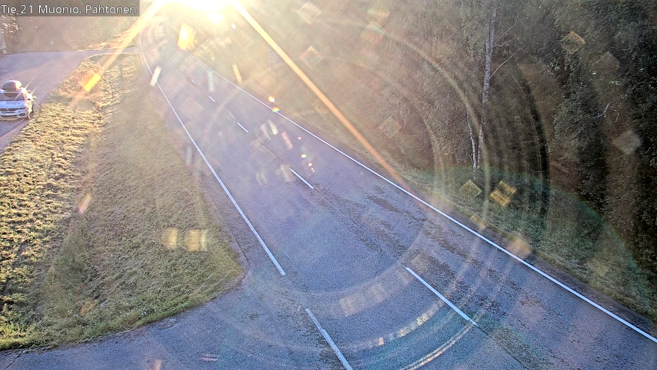 Weather Camera Image Väg 21 Muonio Pahtonen, Muonio, Lappi