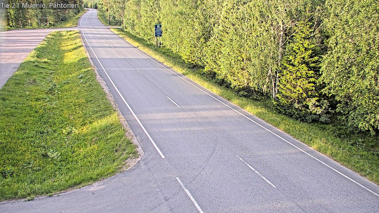 Kelikamerat Kuva Tie 21 Muonio Pahtonen, Muonio, Lappi