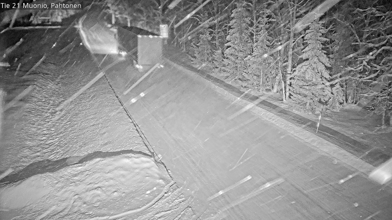 Weather Camera Image Väg 21 Muonio Pahtonen, Muonio, Lappi