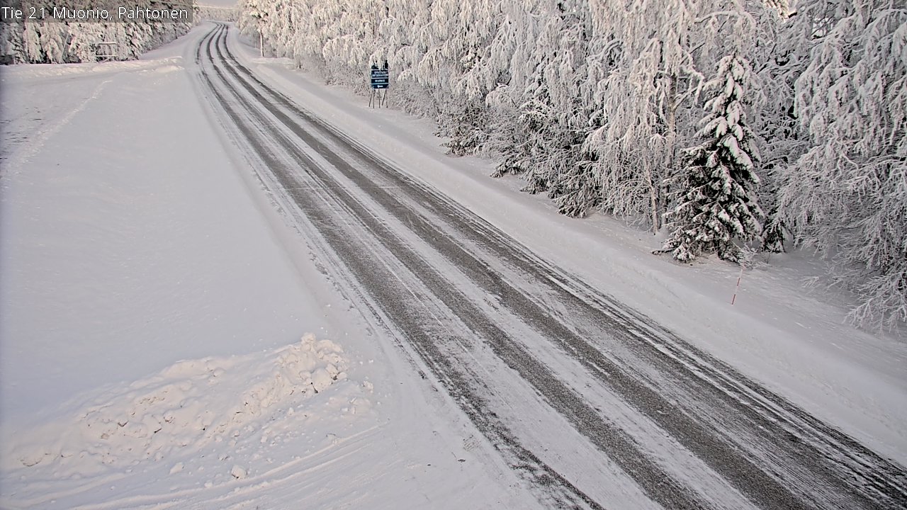 Kelikamerat Kuva Tie 21 Muonio Pahtonen, Muonio, Lappi