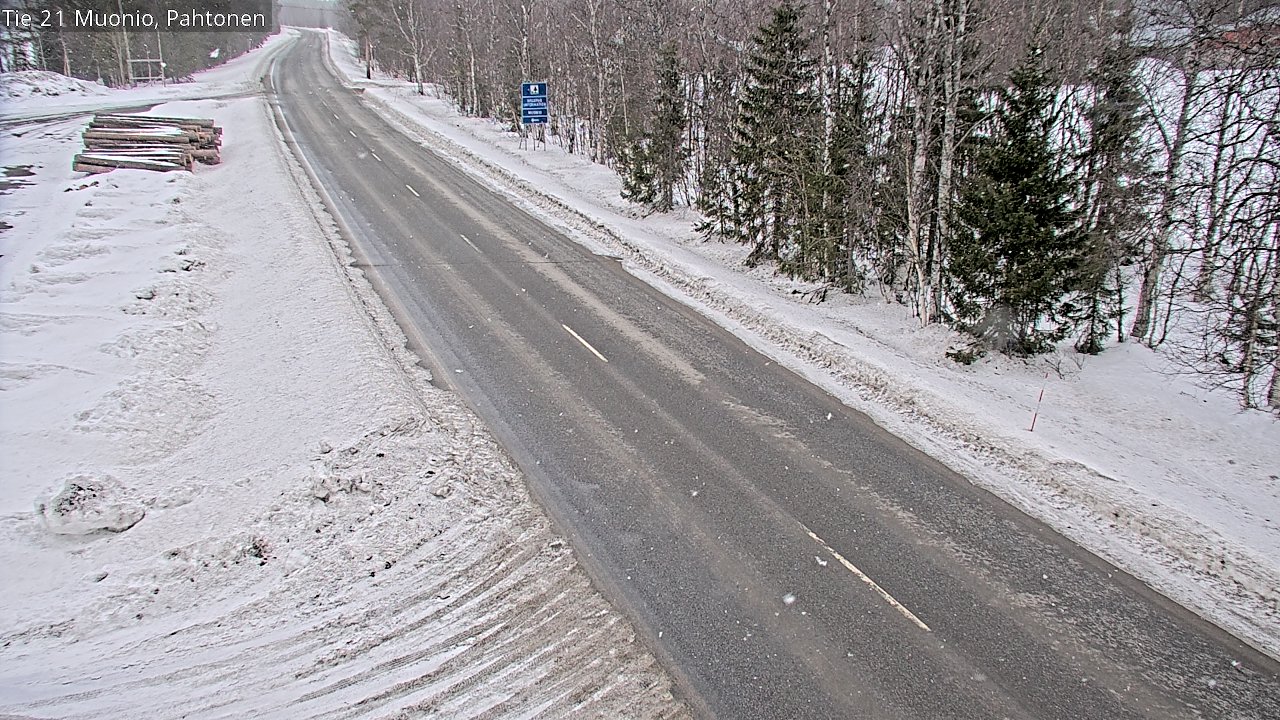Kelikamerat Kuva Tie 21 Muonio Pahtonen, Muonio, Lappi