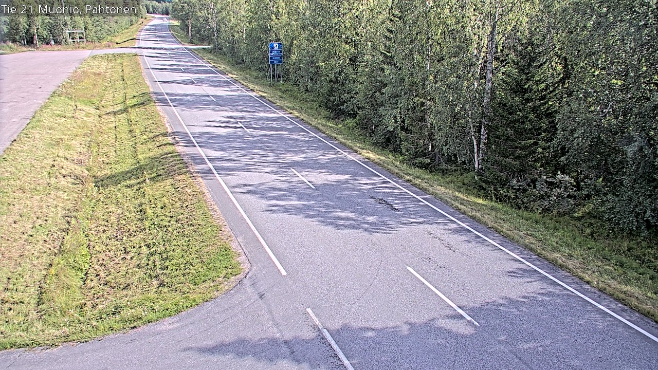 Weather Camera Image Väg 21 Muonio Pahtonen, Muonio, Lappi