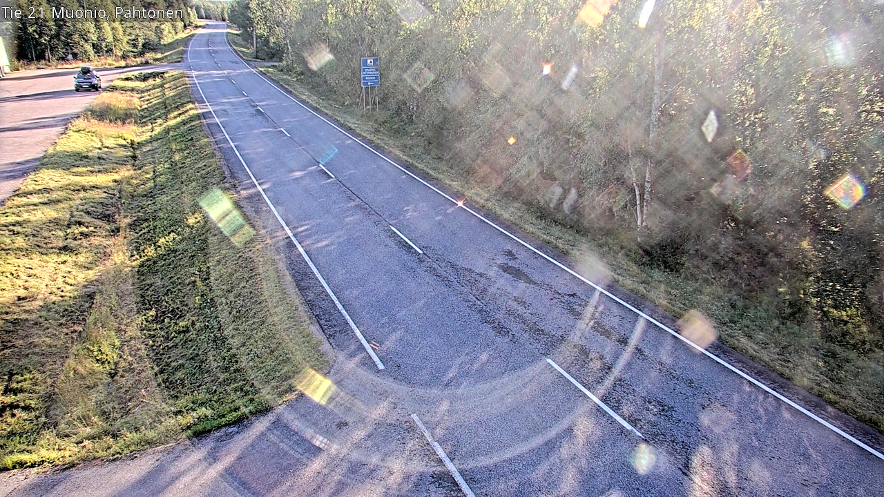 Weather Camera Image Road 21 Muonio Pahtonen, Muonio, Lappi