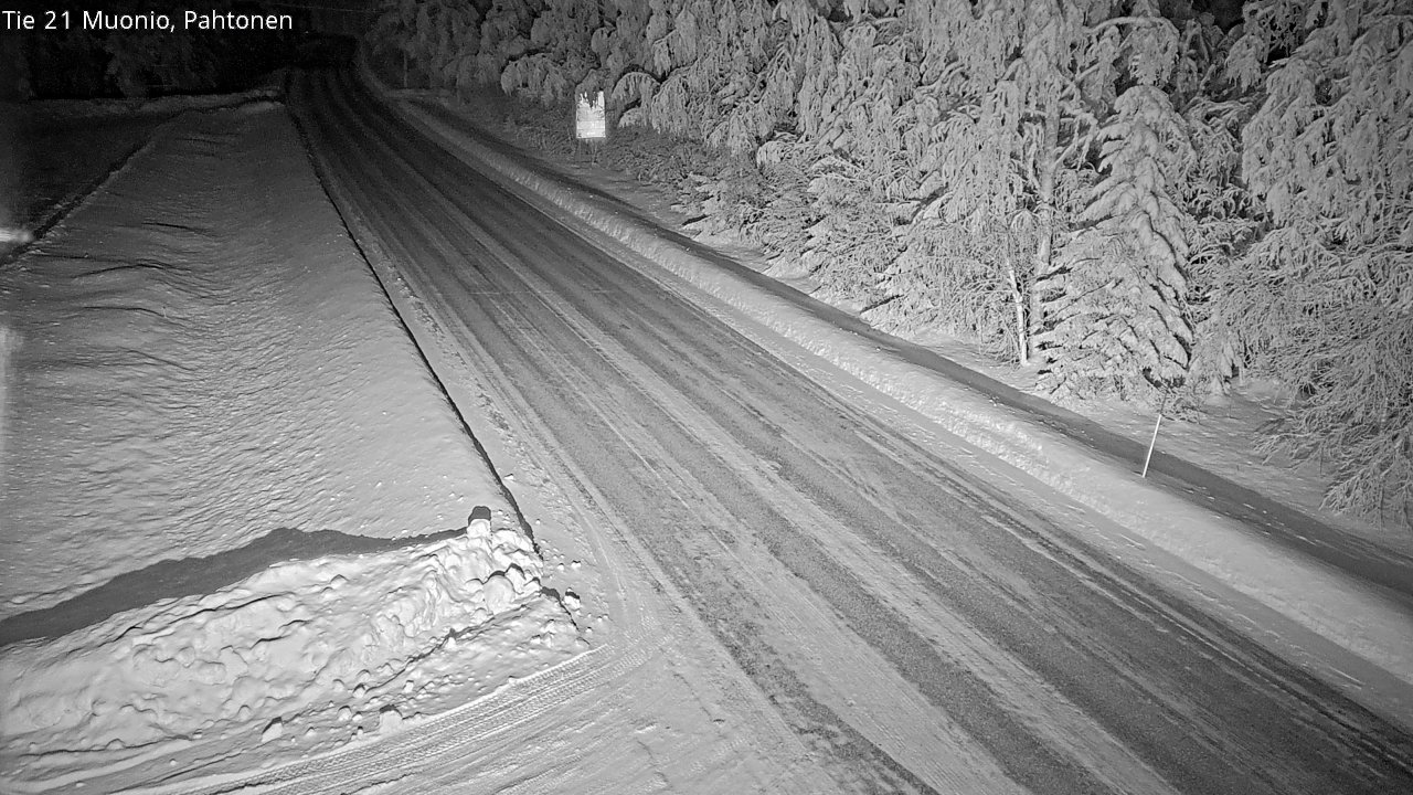 Kelikamerat Kuva Tie 21 Muonio Pahtonen, Muonio, Lappi