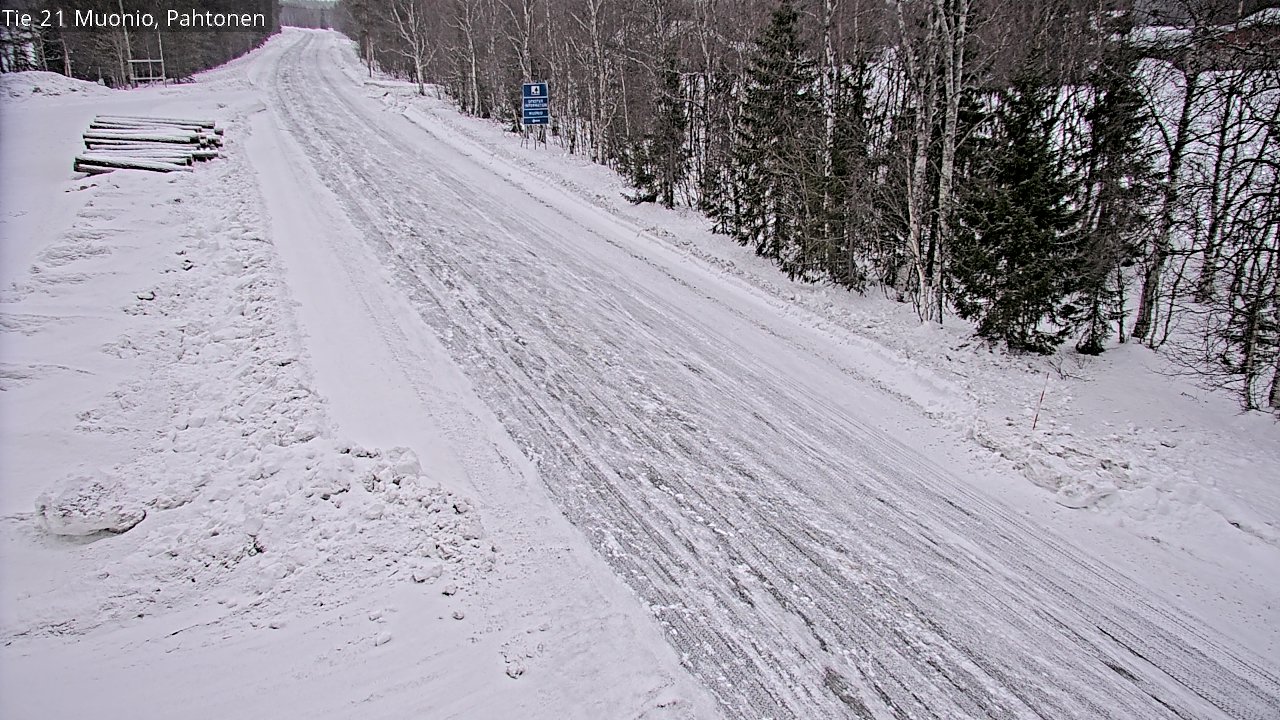 Kelikamerat Kuva Tie 21 Muonio Pahtonen, Muonio, Lappi