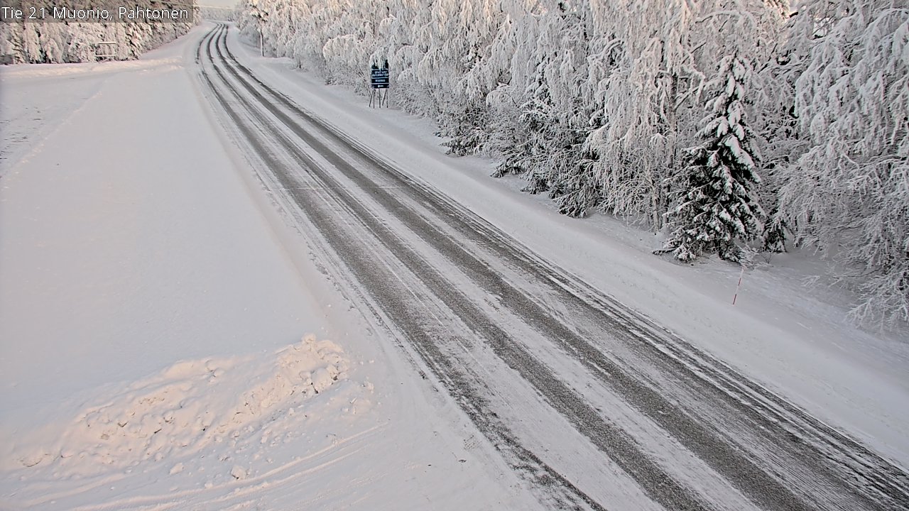 Kelikamerat Kuva Tie 21 Muonio Pahtonen, Muonio, Lappi