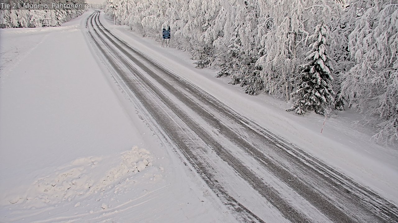 Kelikamerat Kuva Tie 21 Muonio Pahtonen, Muonio, Lappi