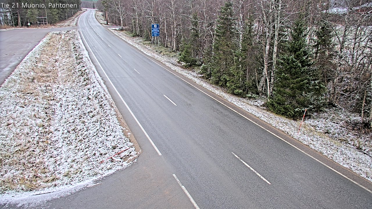 Kelikamerat Kuva Tie 21 Muonio Pahtonen, Muonio, Lappi