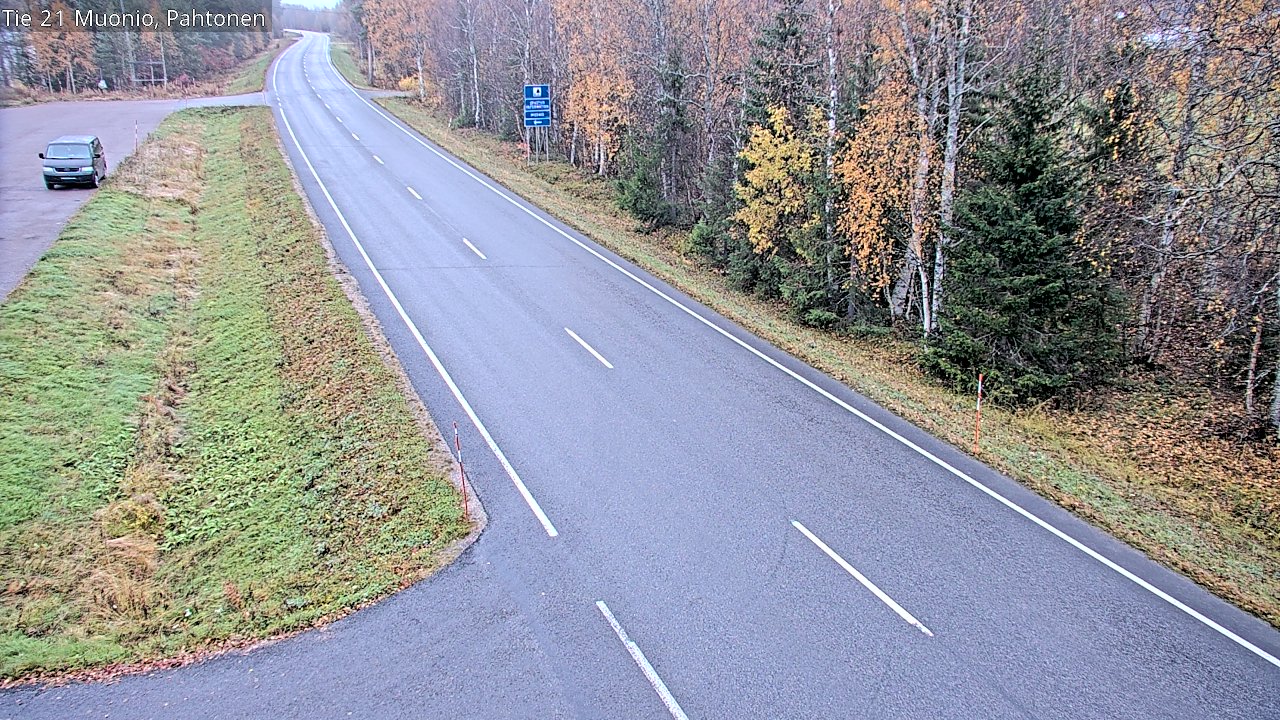 Weather Camera Image Road 21 Muonio Pahtonen, Muonio, Lappi