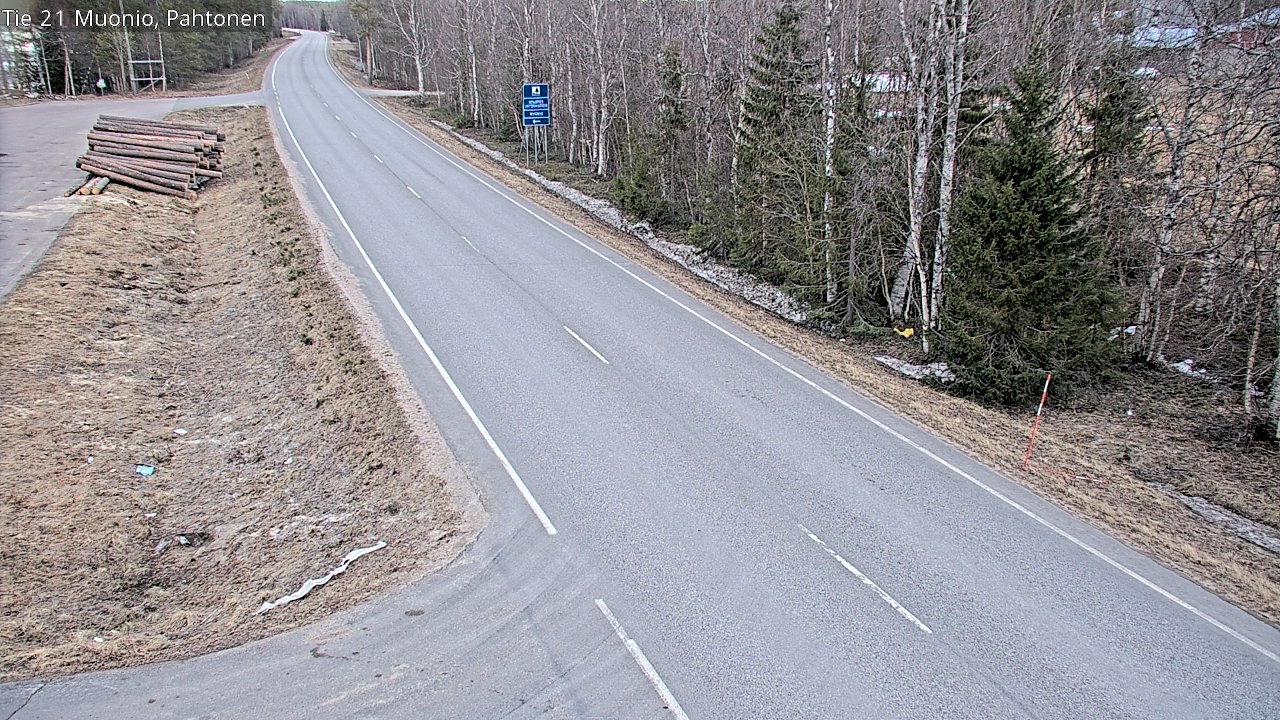Kelikamerat Kuva Tie 21 Muonio Pahtonen, Muonio, Lappi