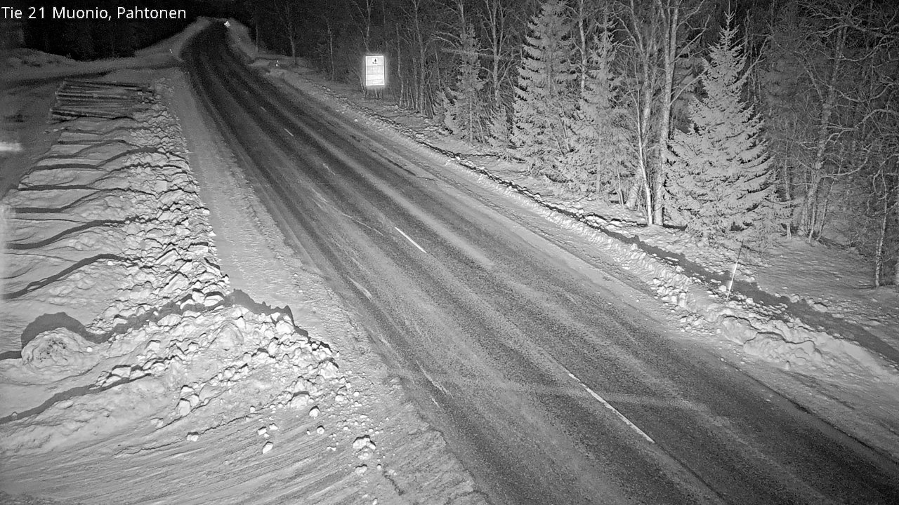 Kelikamerat Kuva Tie 21 Muonio Pahtonen, Muonio, Lappi