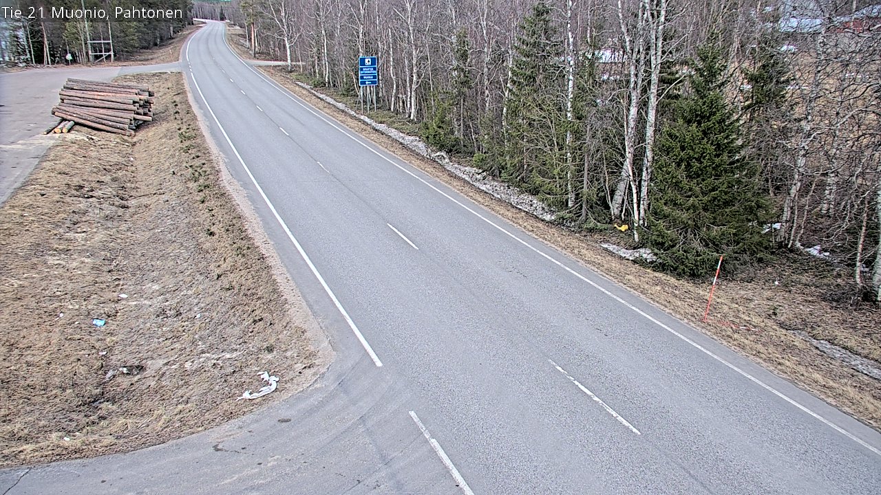Kelikamerat Kuva Tie 21 Muonio Pahtonen, Muonio, Lappi