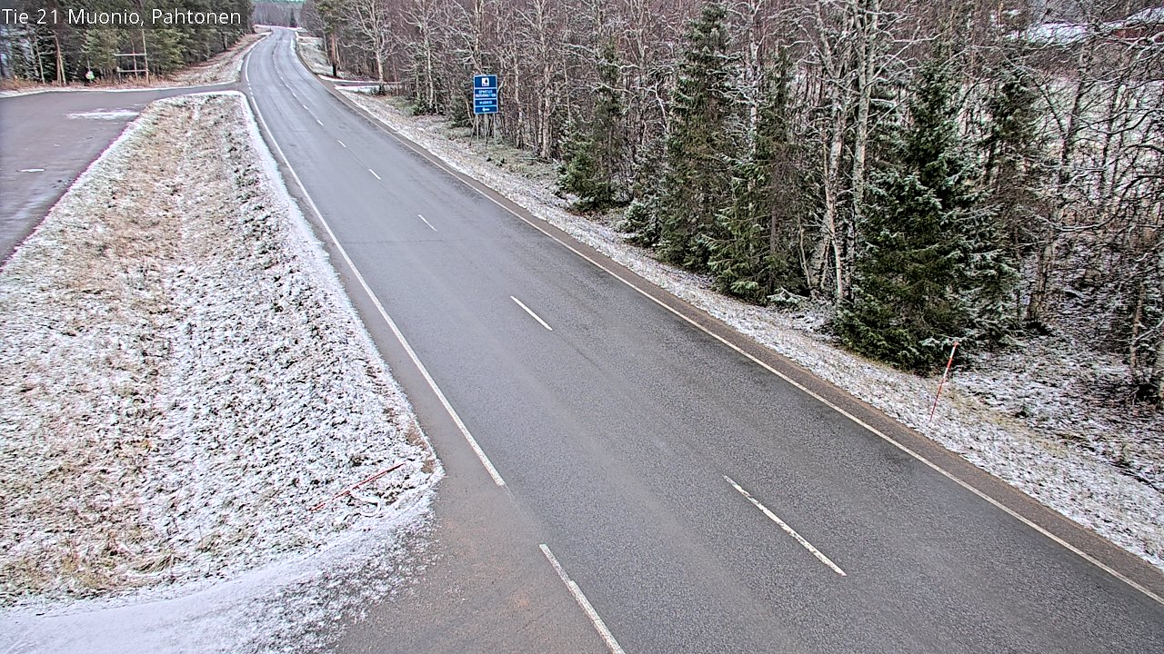 Kelikamerat Kuva Tie 21 Muonio Pahtonen, Muonio, Lappi