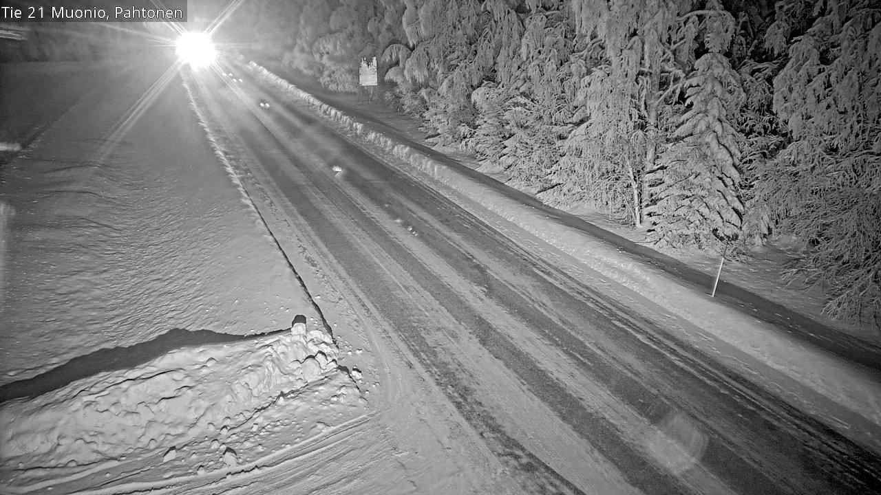 Kelikamerat Kuva Tie 21 Muonio Pahtonen, Muonio, Lappi