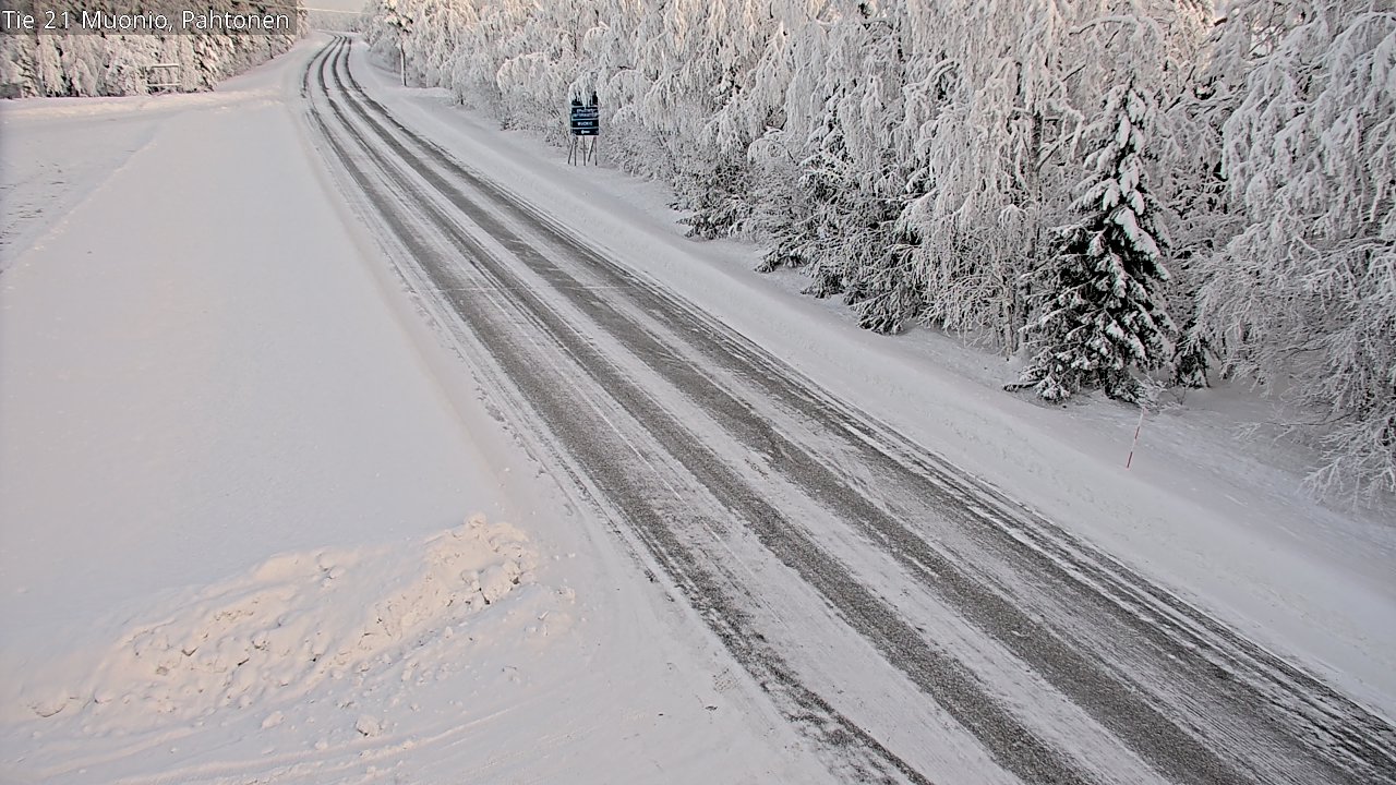 Kelikamerat Kuva Tie 21 Muonio Pahtonen, Muonio, Lappi
