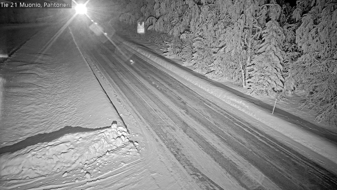 Kelikamerat Kuva Tie 21 Muonio Pahtonen, Muonio, Lappi