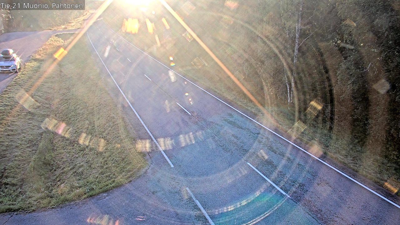 Weather Camera Image Väg 21 Muonio Pahtonen, Muonio, Lappi