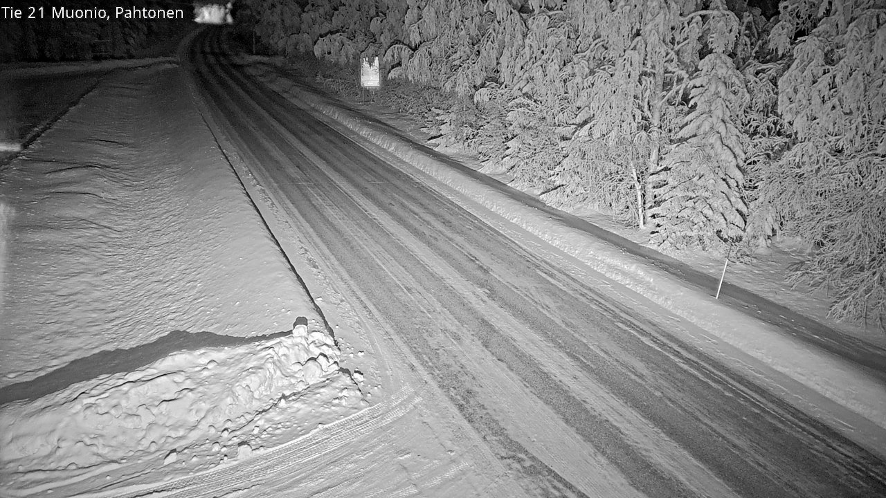 Kelikamerat Kuva Tie 21 Muonio Pahtonen, Muonio, Lappi