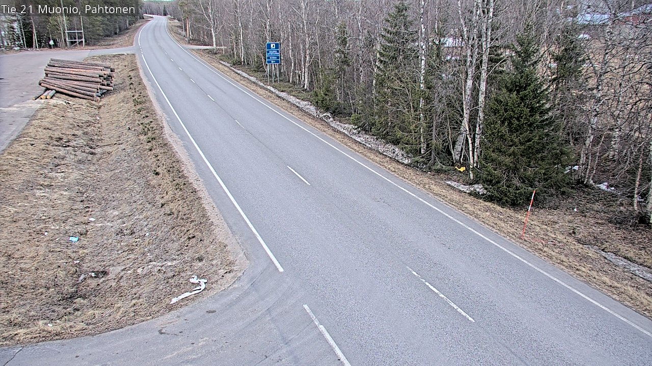 Kelikamerat Kuva Tie 21 Muonio Pahtonen, Muonio, Lappi