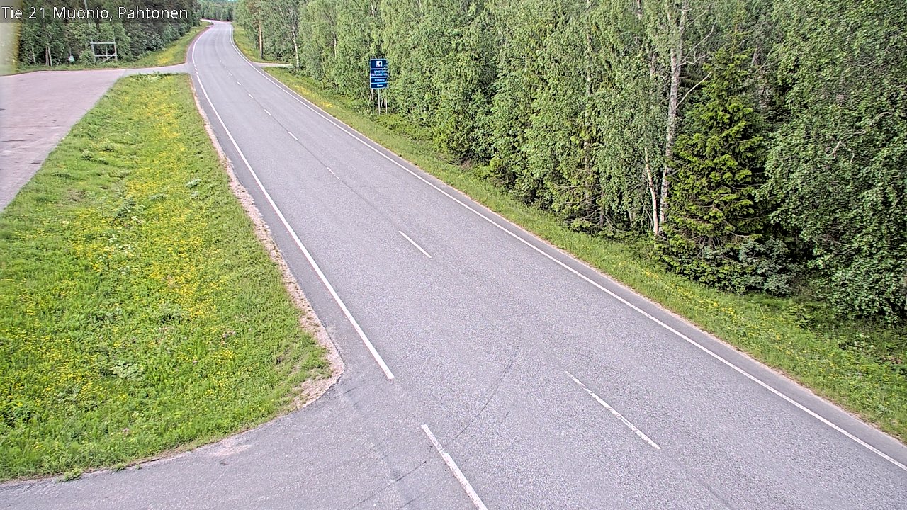 Kelikamerat Kuva Tie 21 Muonio Pahtonen, Muonio, Lappi