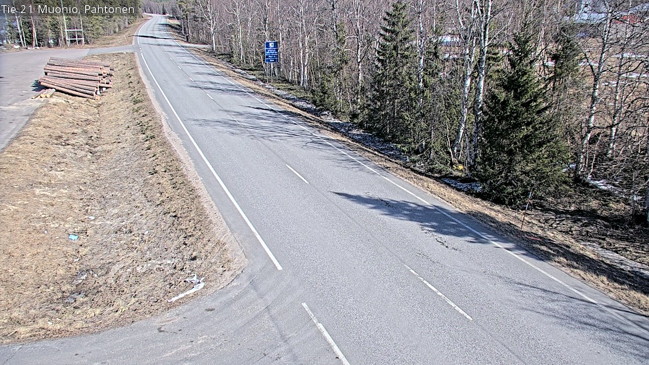 Kelikamerat Kuva Tie 21 Muonio Pahtonen, Muonio, Lappi