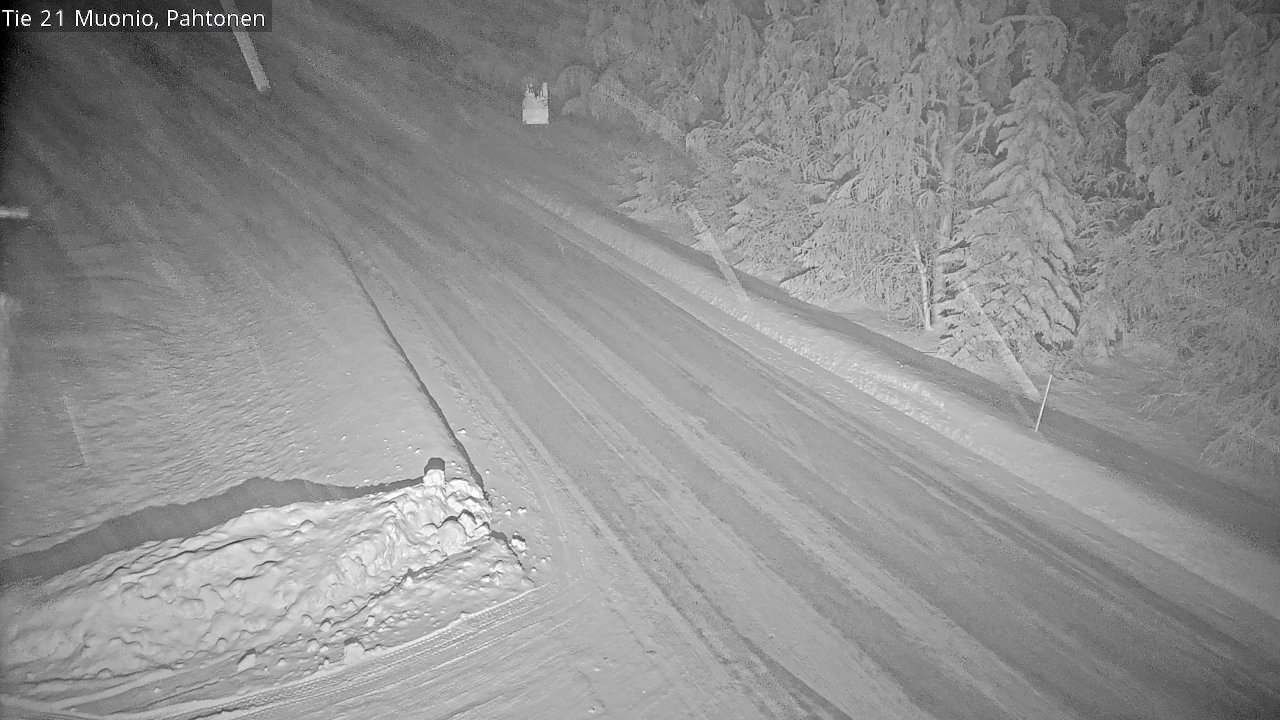 Weather Camera Image Väg 21 Muonio Pahtonen, Muonio, Lappi